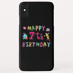 Happy 7th Birthday. 7 year old. Case-Mate iPhone Case
