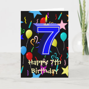 Happy 7th Birthday Greeting Card