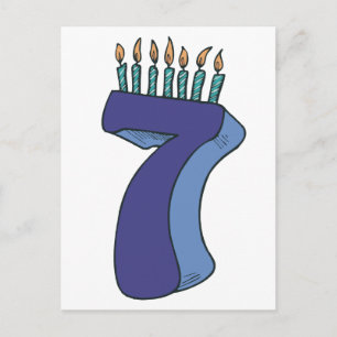 Happy 7th Birthday! Postcard