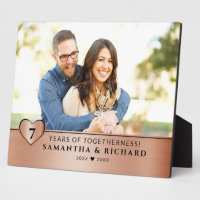 Happy 7th Copper Wedding Anniversary Photo