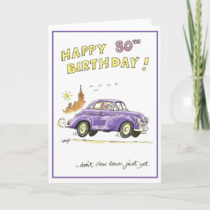Happy 80th birthday card