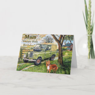 Happy 80th Birthday Card For Mum