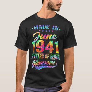 Happy 80th Birthday Decoration Made In June 1941 T-Shirt
