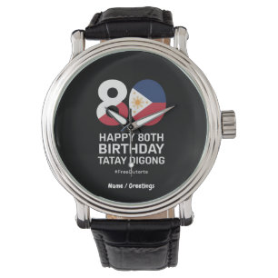 Happy 80th Birthday Tatay Digong Free Duterte Watch