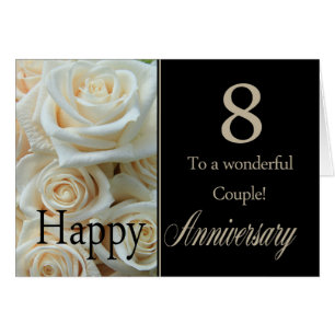 Happy 8th Anniversary roses