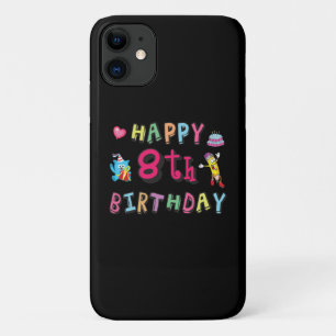 Happy 8th Birthday. 8 year b-day. Case-Mate iPhone Case