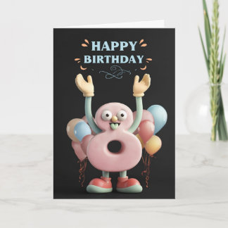 Happy 8th Birthday Card