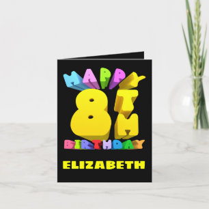 Happy 8th Birthday Card