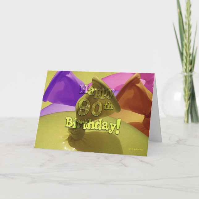 Happy 90th Birthday! Card (Front)