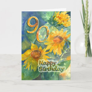 Happy 90th Birthday Greeting Card
