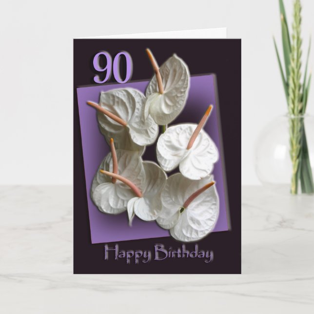 Happy 90th Birthday Greeting Card (Front)