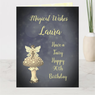 Happy 90th Birthday Greeting Card