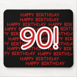 Happy 90th Birthday Mouse Pad