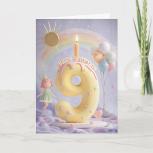 Happy 9th Birthday Card