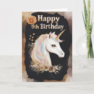 Happy 9th Birthday Card