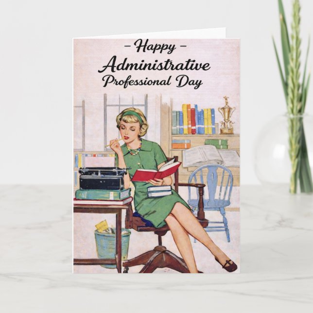 Happy Administrative Professional Day  Card (Front)