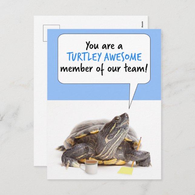 Happy Administrative Professionals Day Cute Office Holiday Postcard (Front/Back)