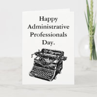 Happy Administrative Professionals Day.