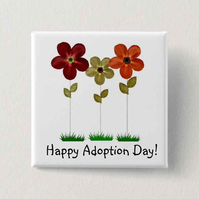 happy adoption day button (Front)