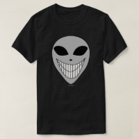 Happy Alien Smile Teeth Cosmic Science Fiction 