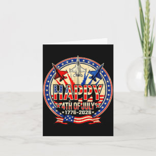 Happy american 1776 2026 usa patrioctic 4th of jul card