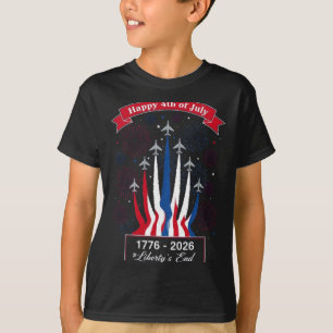 Happy american 1776 2026 usa patriotic 4th of july T-Shirt