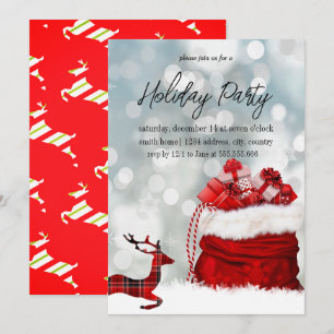 Happy and blessed Christmas celebration  Invitation