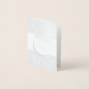 Happy and blessed Easter Foil Card