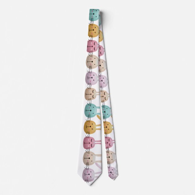 Happy and blessed Easter Tie (Front)