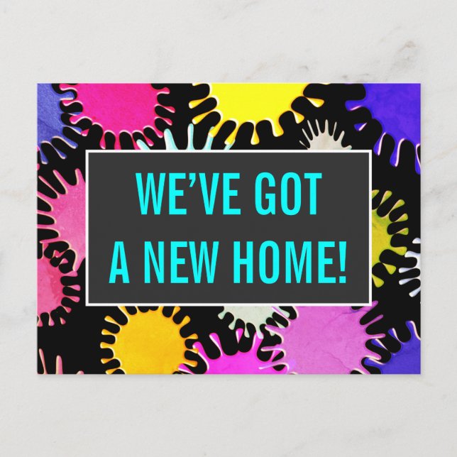 Happy and Fun New Home Postcard (Front)