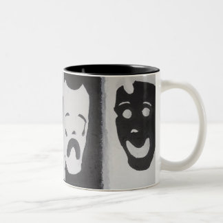 HAPPY AND SAD Two-Tone COFFEE MUG