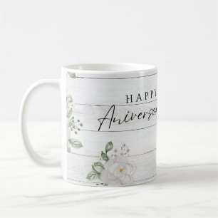 HAPPY ANIVERSARY COFFEE MUG