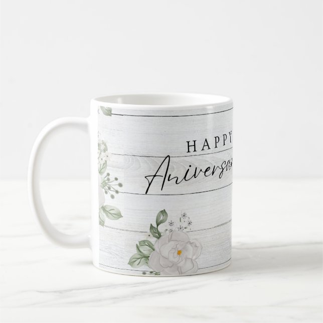 HAPPY ANIVERSARY COFFEE MUG (Left)