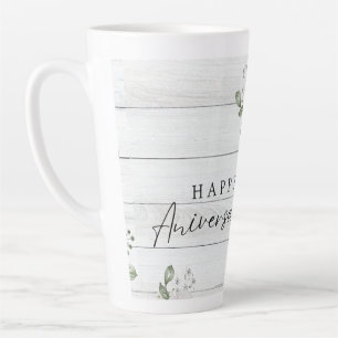 HAPPY ANIVERSARY LATTE MUG