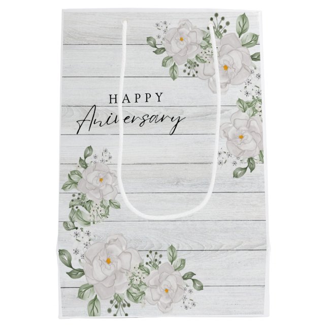HAPPY ANIVERSARY MEDIUM GIFT BAG (Back)