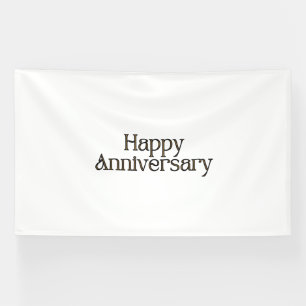 Happy Anniversary 6x10 Vinyl Banner