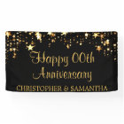 Happy Anniversary | ANY Year | Black & Gold