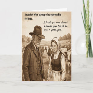 Happy Anniversary Awkward Feelings Card
