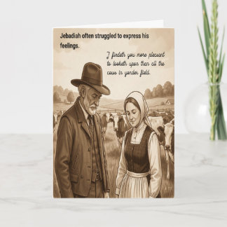Happy Anniversary Awkward Feelings Card