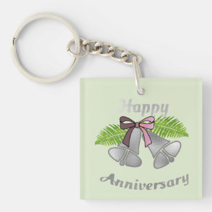 Happy Anniversary Bells: Key Ring