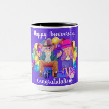 Happy Anniversary Congratulations Coffee Mug