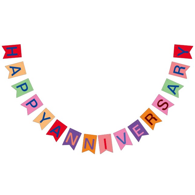 Happy Anniversary decoration Bunting (All)