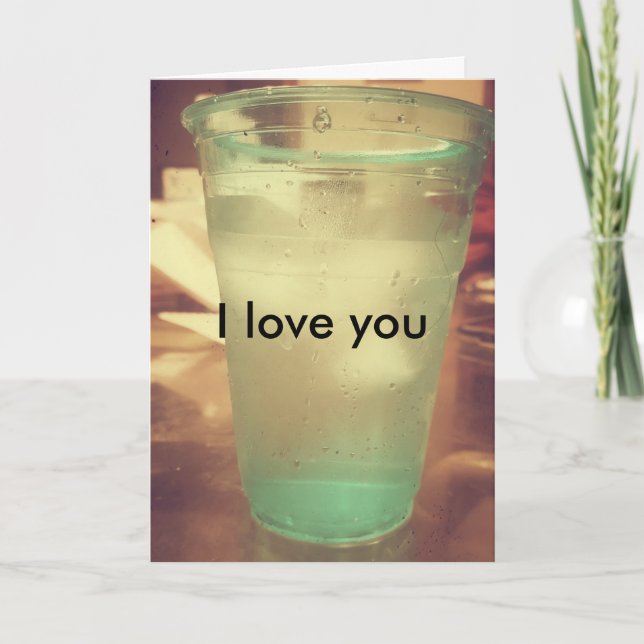 Happy Anniversary Favour Card (Front)