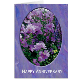 Happy Anniversary flower card.