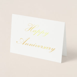 Happy Anniversary Foil Card