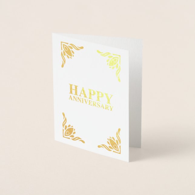 Happy Anniversary Foil Card (Front)