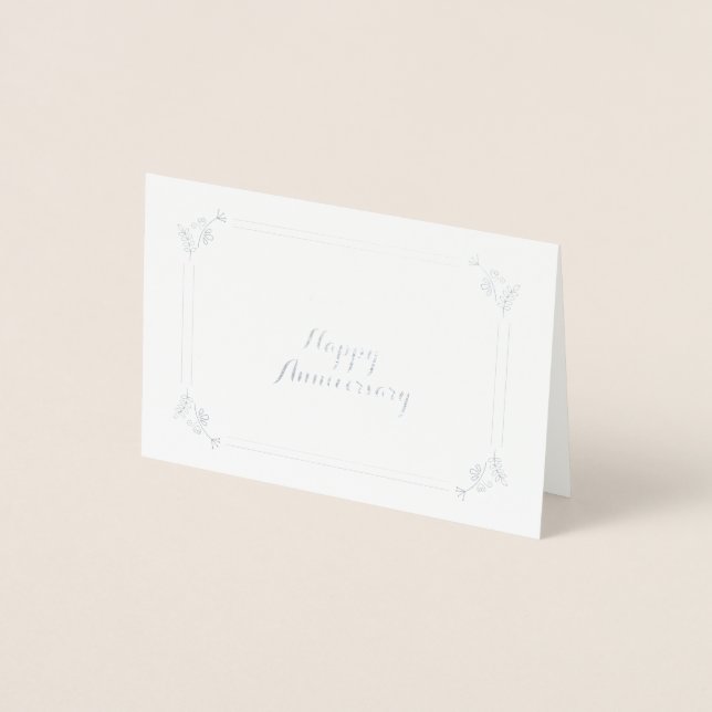 Happy Anniversary Foil Card (Front)