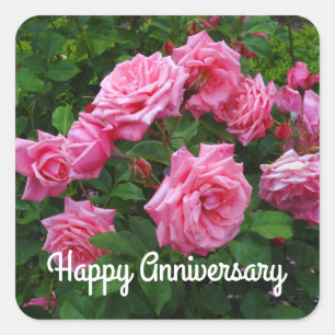 Happy Anniversary Gene Boerner Rose #2 Stickers
