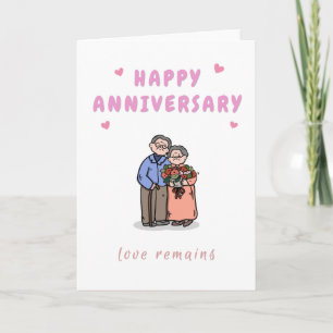 Happy Anniversary Grandma Grandpa Card