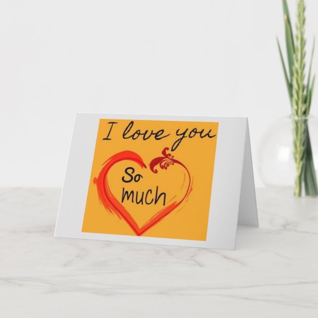 *HAPPY ANNIVERSARY HUSBAND or WIFE" CARD (Front)